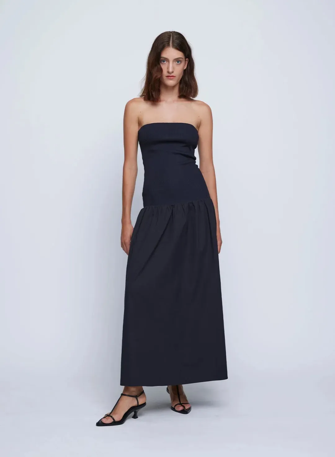 Anna Quan Amyra Strapless Dress Black Noir 8 for rent on The Volte - main image