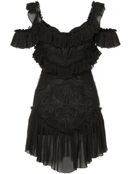 Alice McCall Lovebirds Dress in Black Size 10  for rent on The Volte - image 3