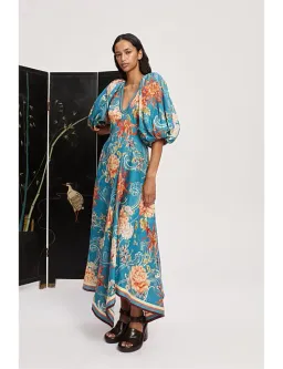 Alemais Fletcher Midi Dress Size 8 for rent on The Volte - image 3