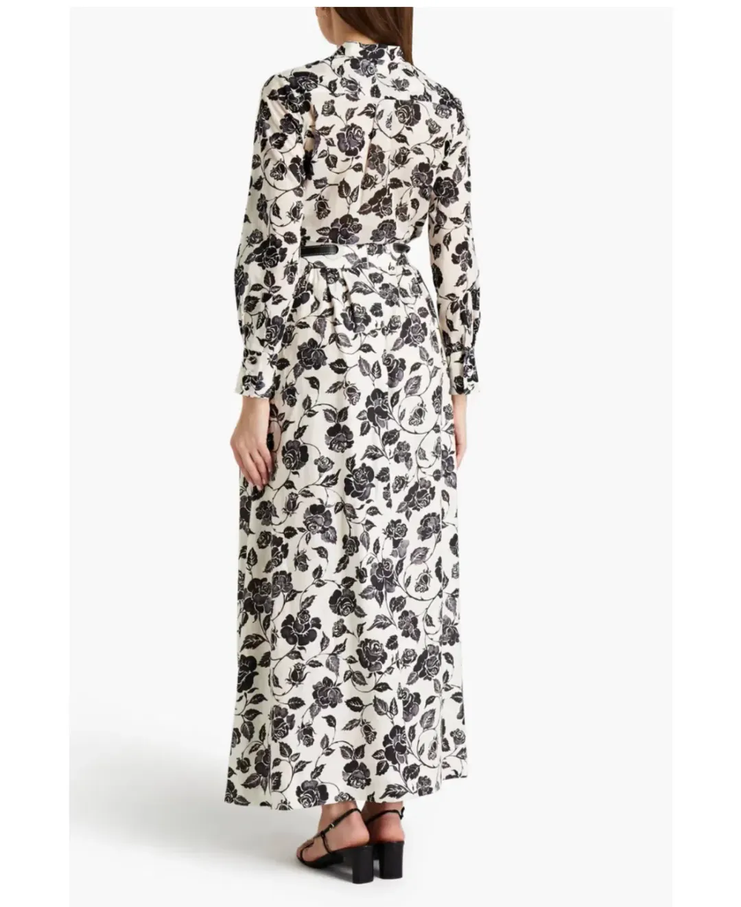 Zimmerman Slub Floral-print Linen-canvas Maxi Skirt Size AU 8   for rent on The Volte - main image