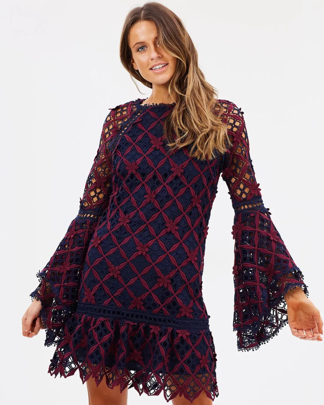 MOS The Label Dusk To Dawn Mini Dress Multi Size 8 for rent on The Volte - main image