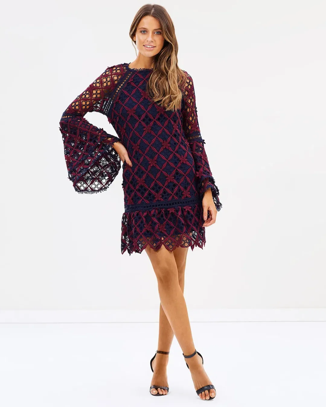 MOS The Label Dusk To Dawn Mini Dress Multi Size 8 for rent on The Volte - main image