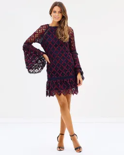 MOS The Label Dusk To Dawn Mini Dress Multi Size 8 for rent on The Volte - image 1