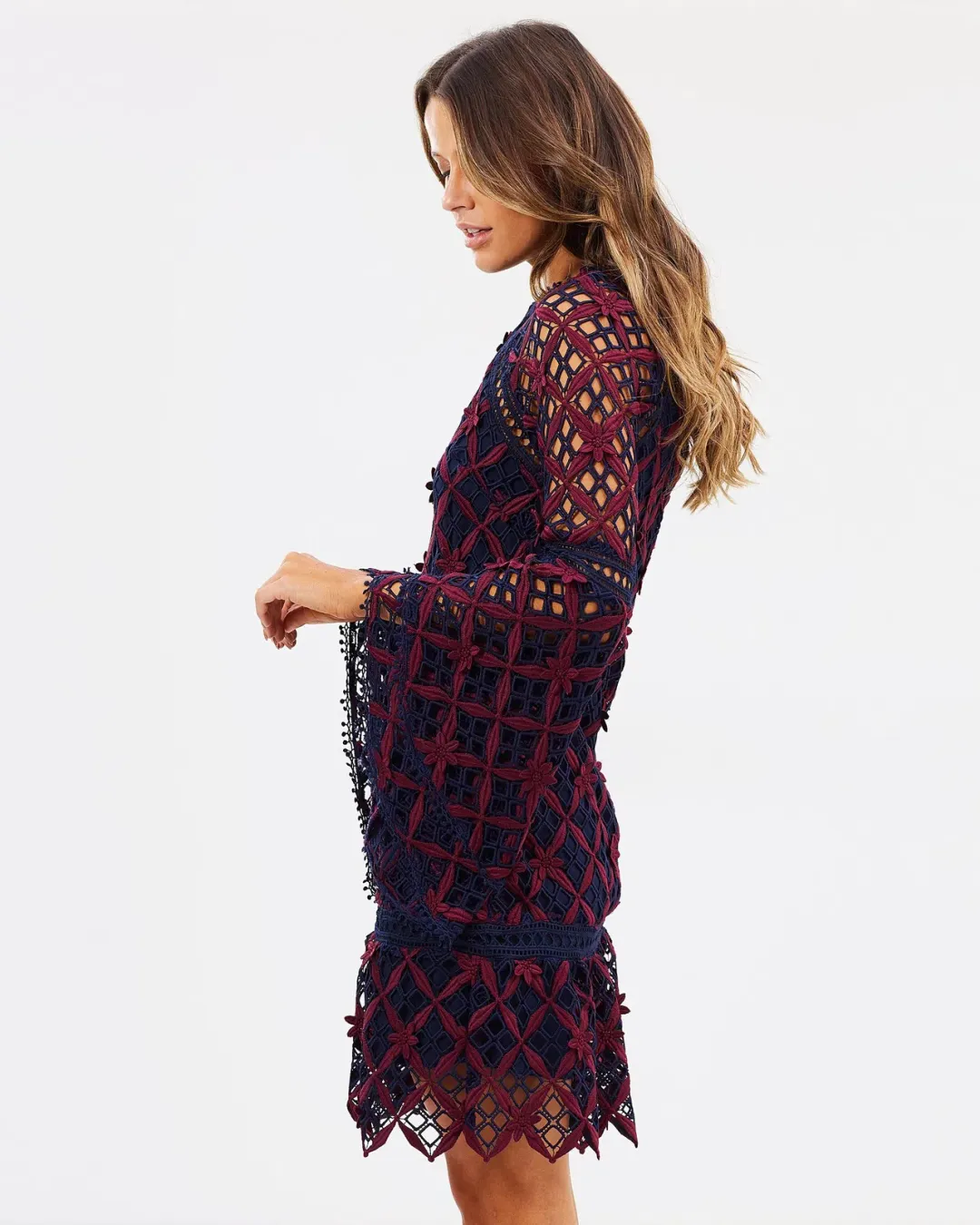 MOS The Label Dusk To Dawn Mini Dress Multi Size 8 for rent on The Volte - main image