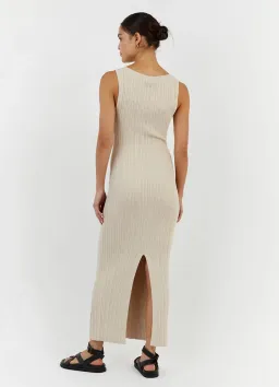 Dissh Sienna Stone Midi Dress Beige Size XS / AU 6 for rent on The Volte - image 3