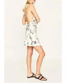 Sir The Label Florentine Pleated Mini White Print Size AU 10 for rent on The Volte - image 3