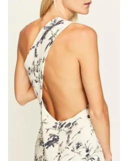 Sir The Label Florentine Pleated Mini White Print Size AU 10 for rent on The Volte - image 4