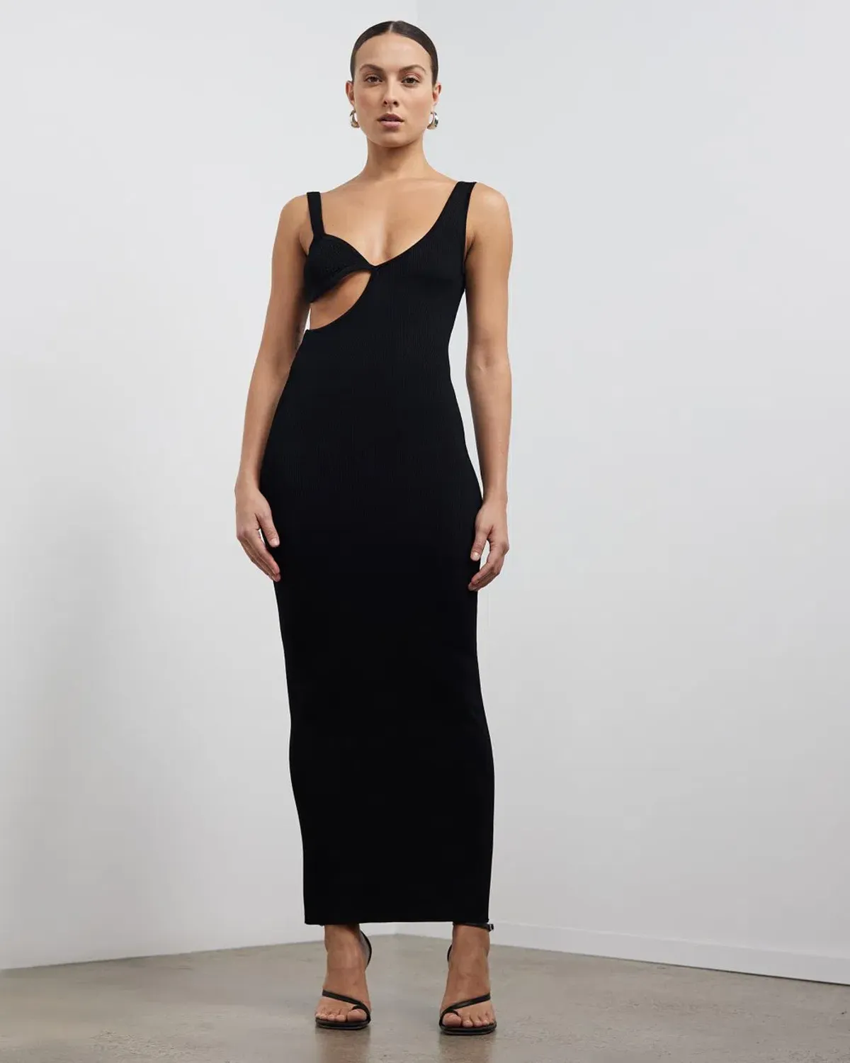 Auteur Studio Paris Midi Dress Black Size S / AU 8 for rent on The Volte - main image