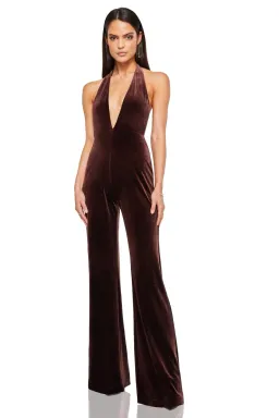 Nookie Majesty Jumpsuit in Chocolate Brown Size S / AU 8 for rent on The Volte - image 4