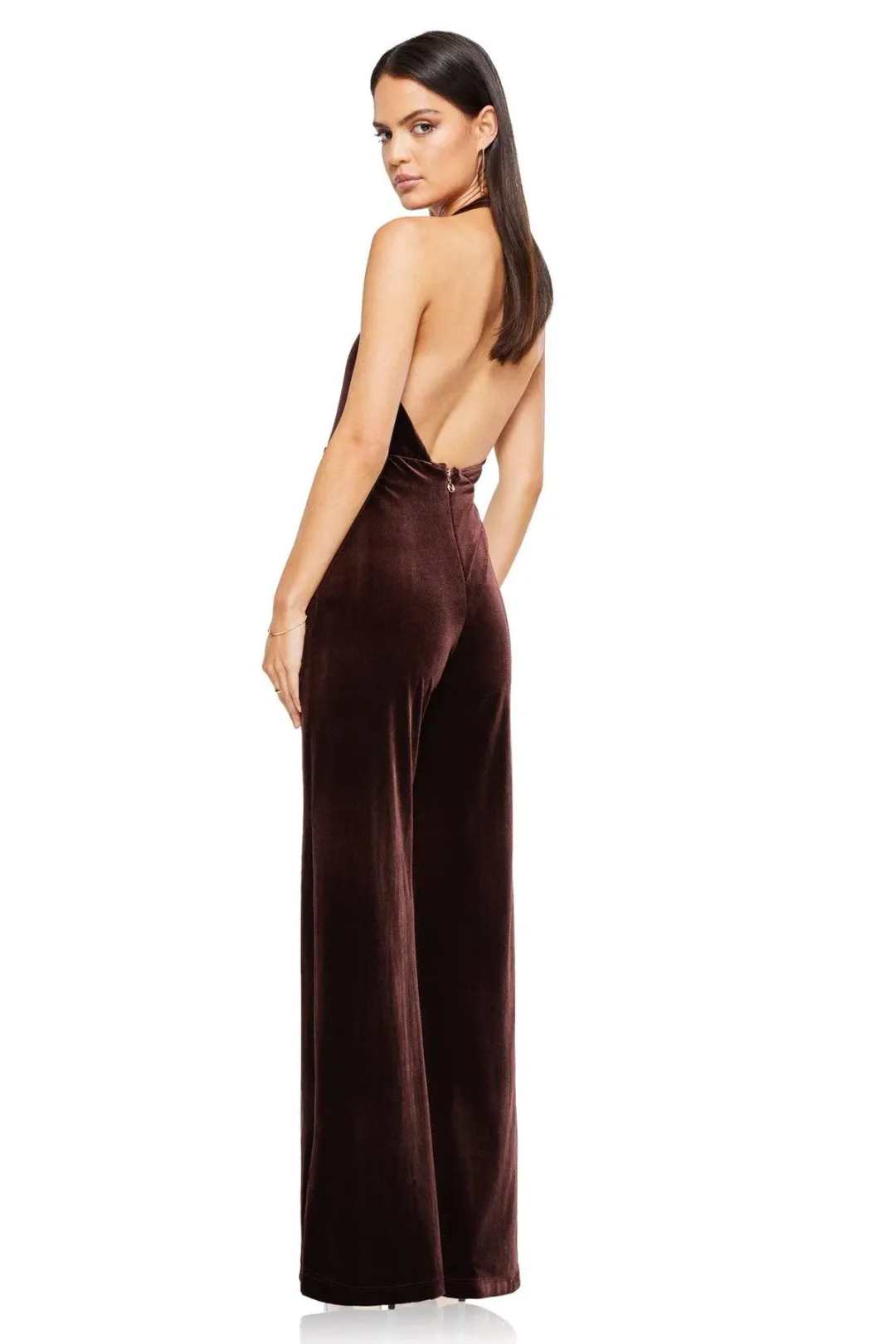 Nookie Majesty Jumpsuit in Chocolate Brown Size S / AU 8 for rent on The Volte - main image
