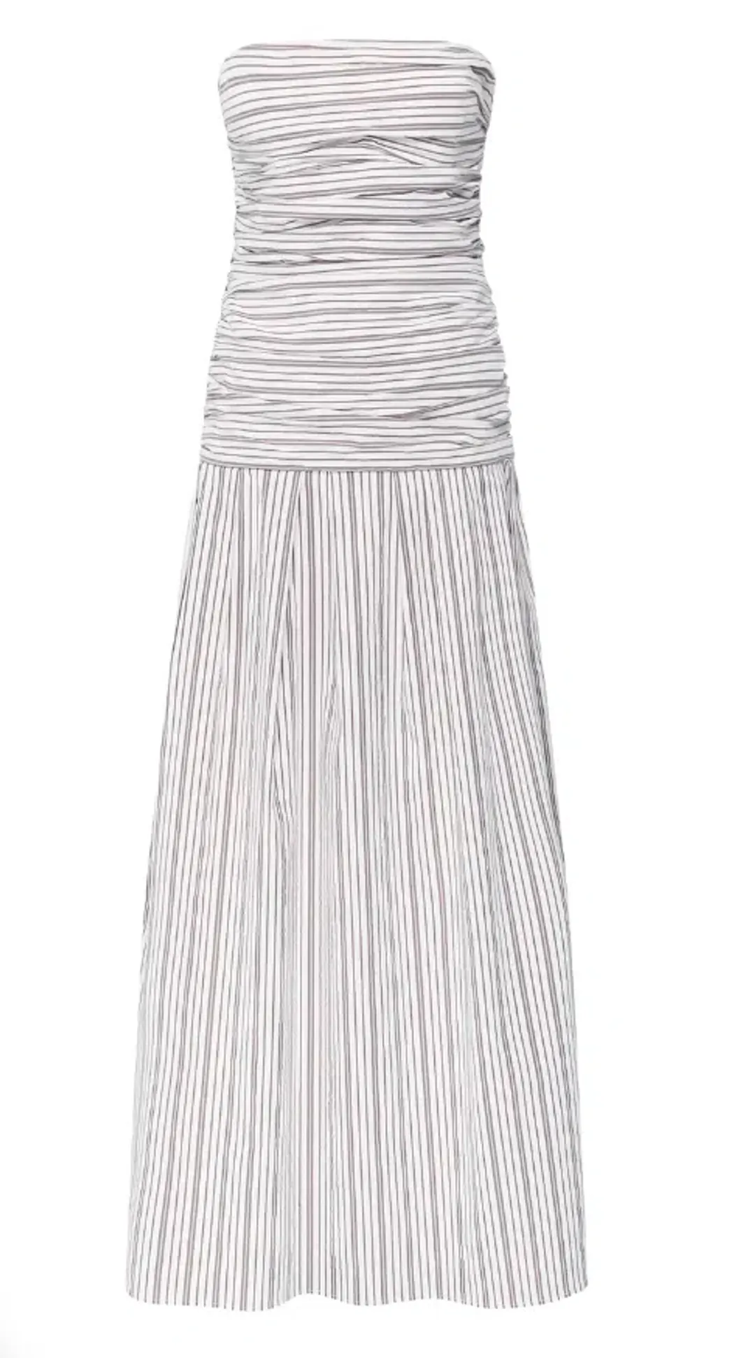 Anna Quan Isadora Maxi Dress Tobacco Stripe Size 6 for rent on The Volte - main image