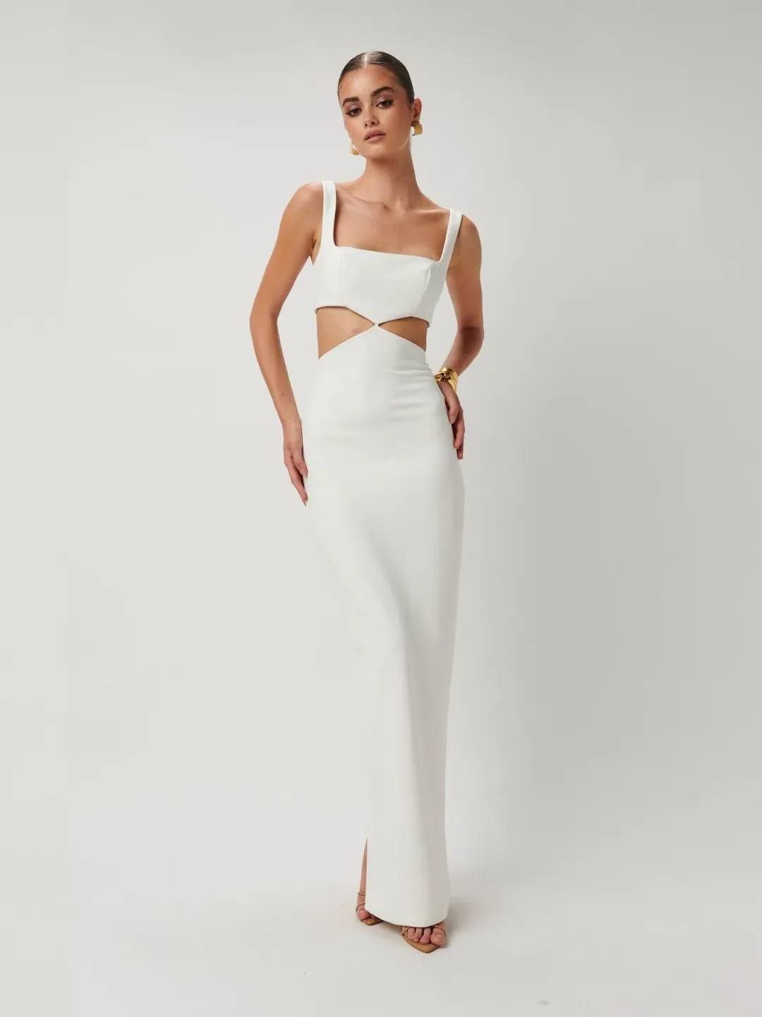 Effie Kats Gabriela Gown Ivory Size XS / AU 6 for rent on The Volte - main image