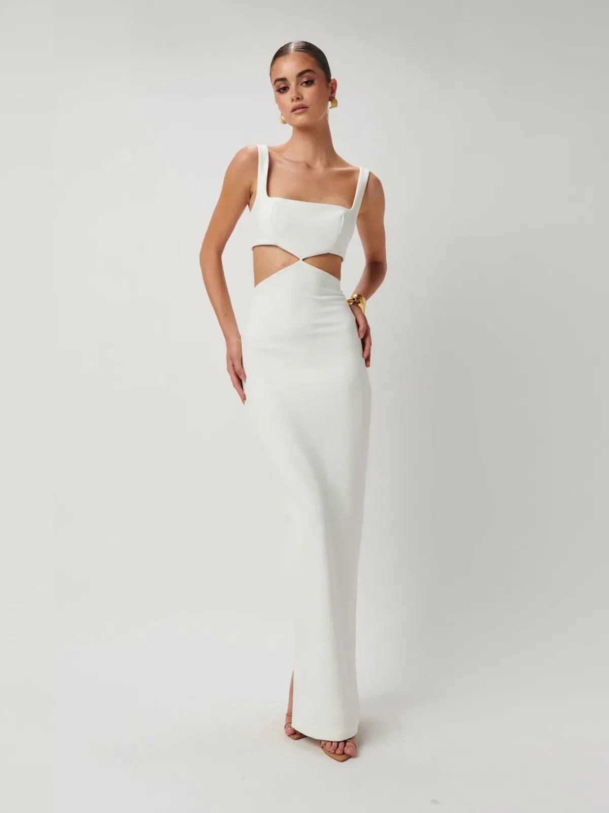 Effie Kats Gabriela Gown Ivory Size XS / AU 6 for rent on The Volte - main image