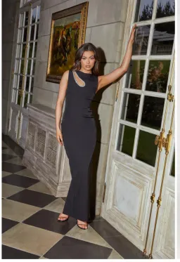 Bianca & Bridgett Valencia Dress Black Size S / AU 8 for rent on The Volte - image 2