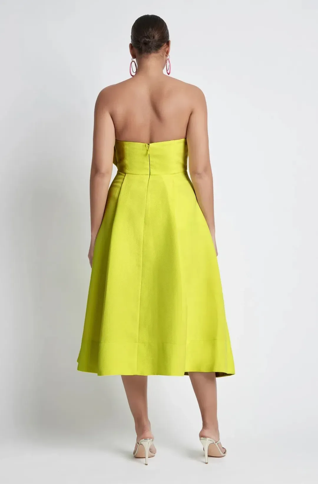 Sheike Florence Midi Dress Yellow Size 12 for rent on The Volte - main image