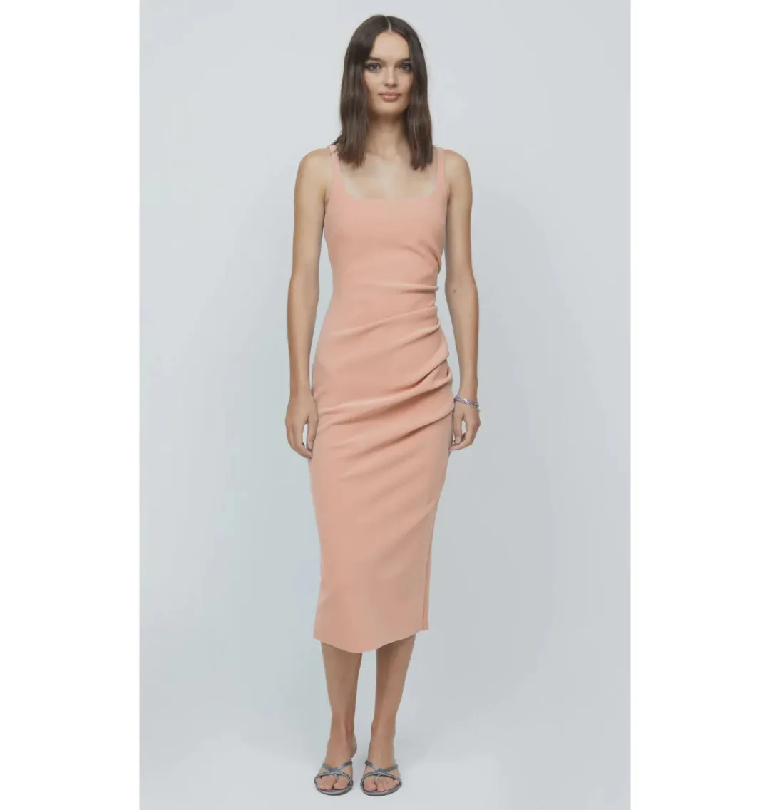 Bec & Bridge Karina Tuck Midi Dress for rent on The Volte - main image