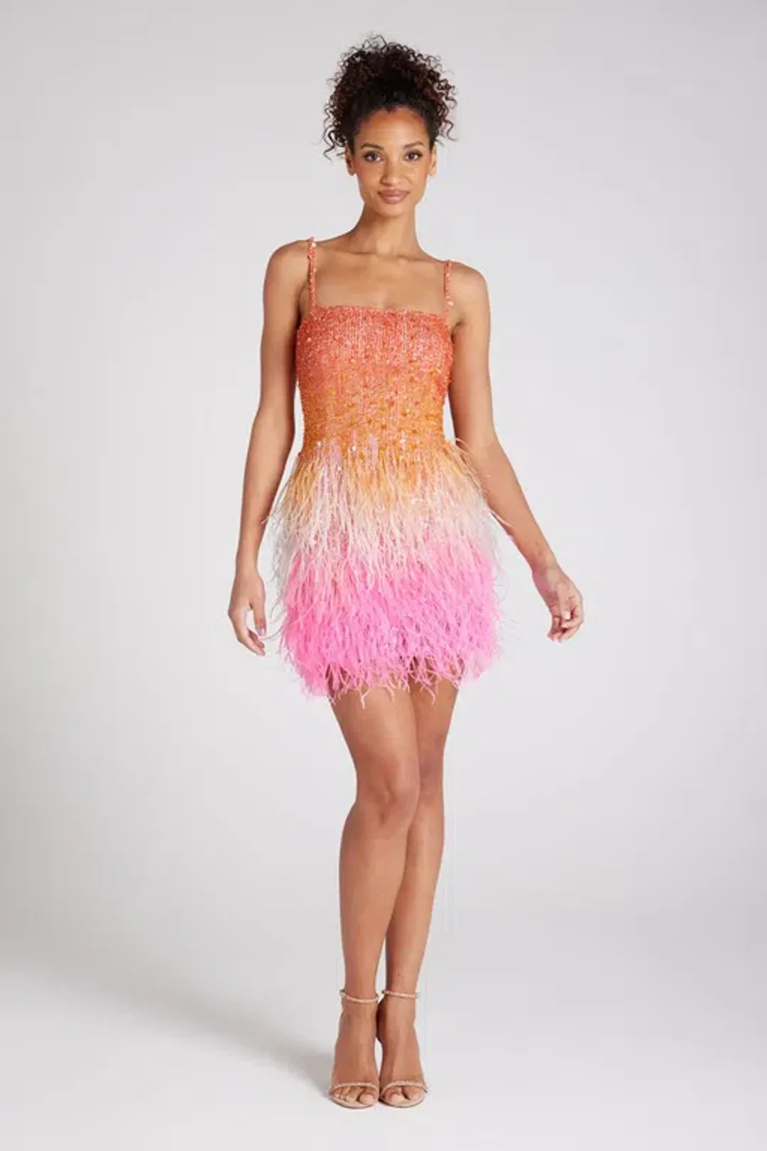 Nadine Merabi Cassie Sunset Dress Multi Size S for rent on The Volte - main image