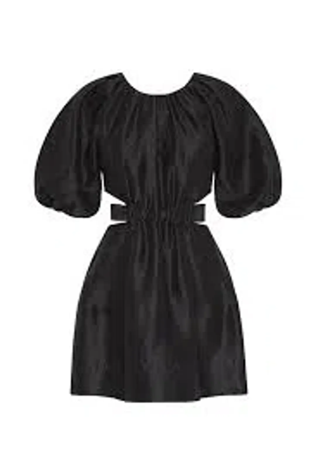 Aje Mimosa Cut Out Mini Dress Black Size 12 for rent on The Volte - main image