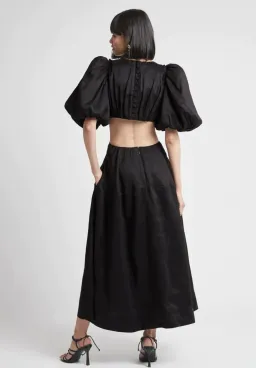 Aje Vanades Cut Out Dress Black Size 10 for rent on The Volte - image 2