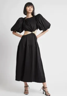 Aje Vanades Cut Out Dress Black Size 10 for rent on The Volte - image 1