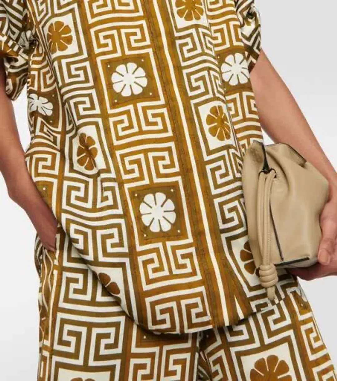 Alemais Dimi Jacquard Shirt & Pant Set Print Size 8 for rent on The Volte - main image