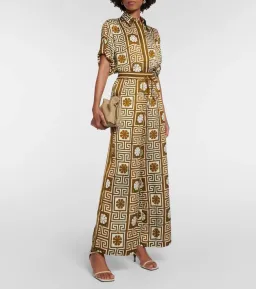 Alemais Dimi Jacquard Shirt & Pant Set Print Size 8 for rent on The Volte - image 2