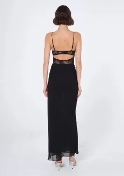 Benni Gabriel Maxi Dress Black Size 6 for rent on The Volte - image 2