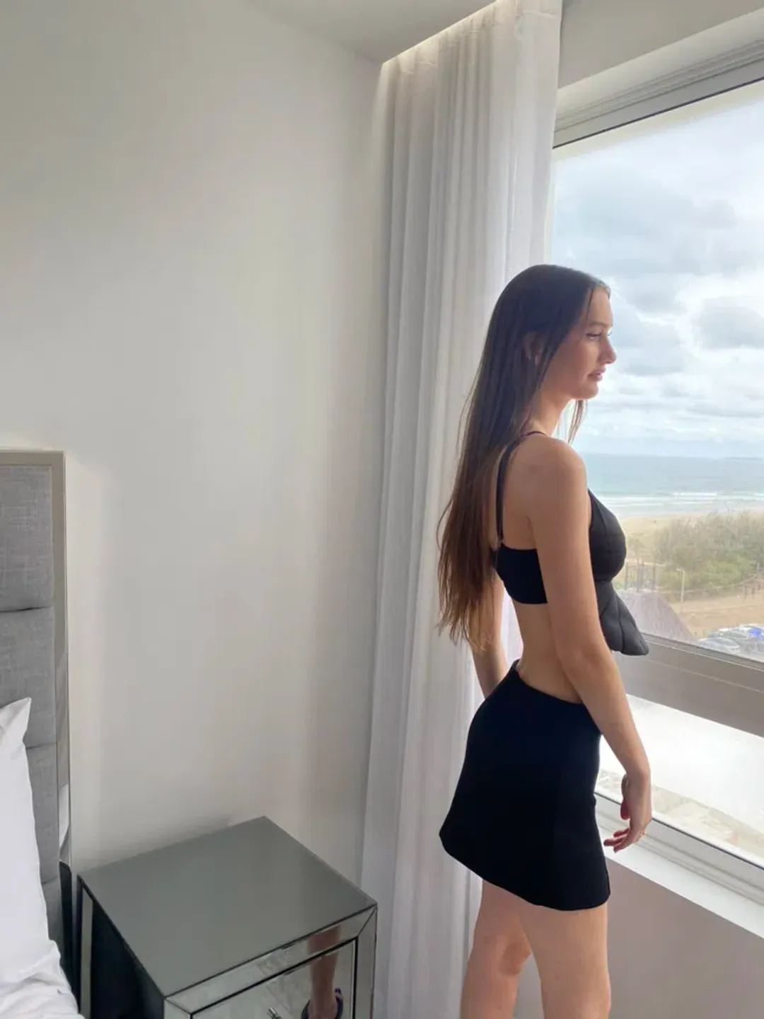 Dion Lee Padded Jacquard Top Black/Umber Size XS / AU 6 for rent on The Volte - main image