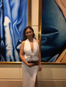 MISHA Carrie Dress Ivory White Size 8 for rent on The Volte - image 3