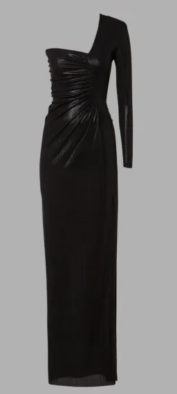 Scanlan Theodore Lacquer Jersey Gown Black Size 8 for rent on The Volte - image 6