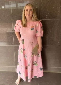 Alemais Cleo Midi Dress Pink Size 14 for rent on The Volte - image 1