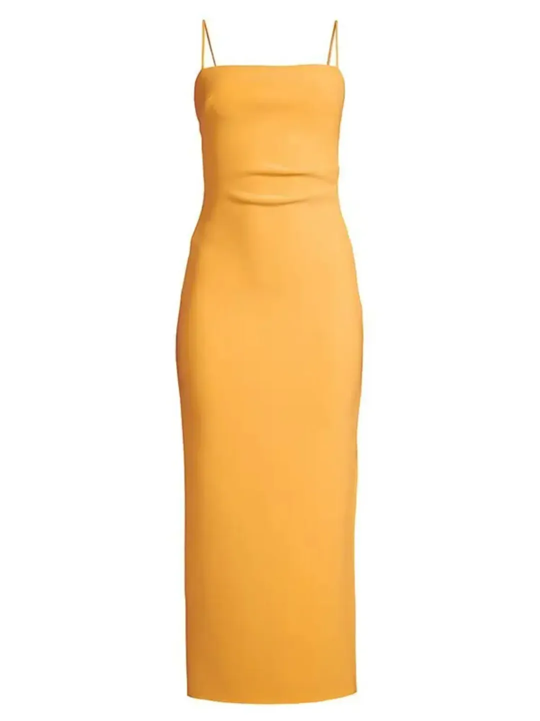 Bec & Bridge Cammi Midi Dress in Marigold Size AU 10 for rent on The Volte - main image