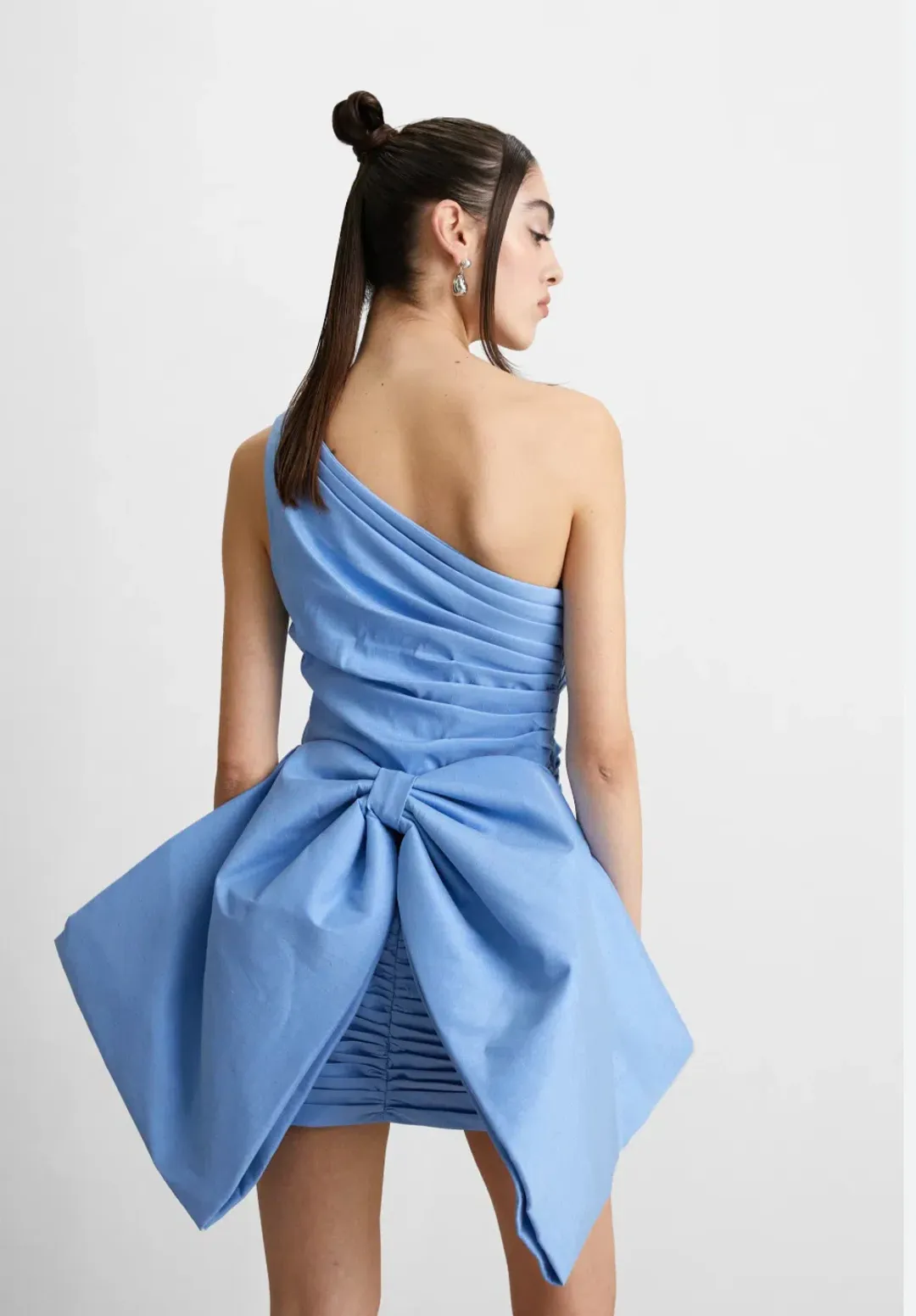 Rachel Gilbert Marco Mini Dress Blue Size 2 / AU 10 for rent on The Volte - main image