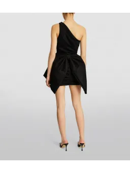 Rachel Gilbert Marco Mini Dress Black Size 2 / AU 10 for rent on The Volte - image 3