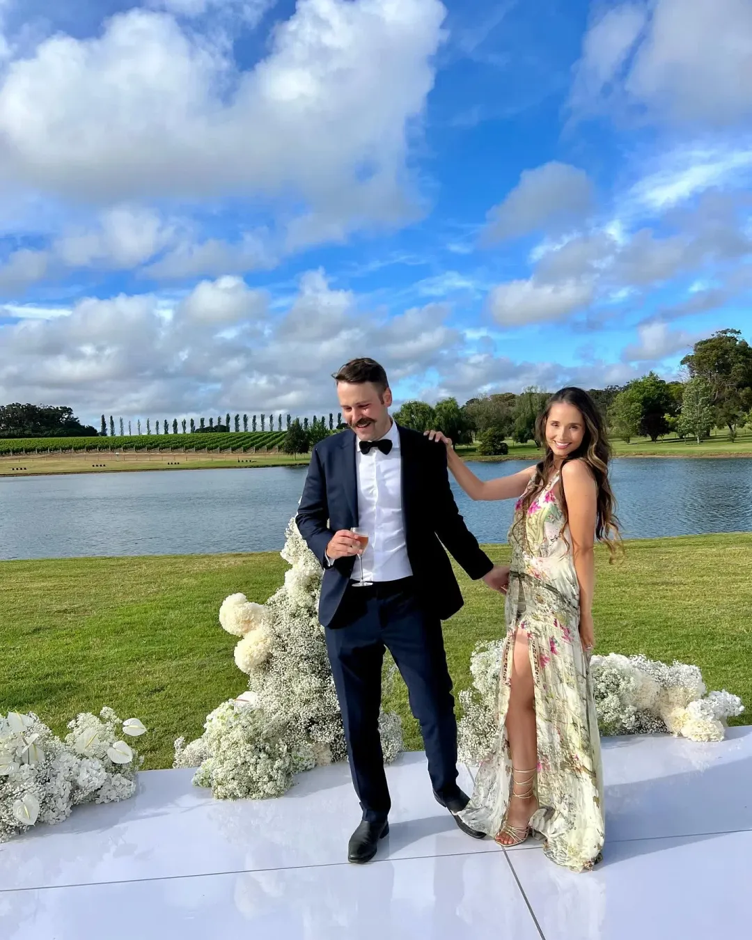 Camilla Girls in the Garden Wrap Romper Size S for rent on The Volte - main image