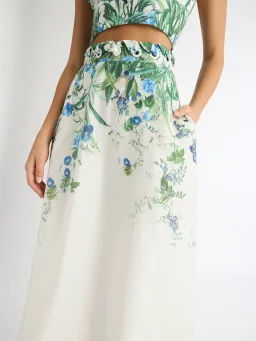 Sheike Madrid Skirt & Top Set Floral Size AU 10  for rent on The Volte - image 4