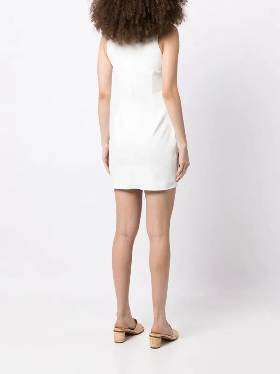 Sir The Label Esther Mini Dress in Ivory Size 1 / 8 AU for rent on The Volte - main image