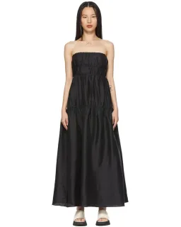 Sir The Label Evie Strapless Dress Black Size 3 / 12 AU for rent on The Volte - image 1