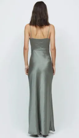 Bec & Bridge Nadia Maxi Dress in Khaki Size 10  for rent on The Volte - image 4
