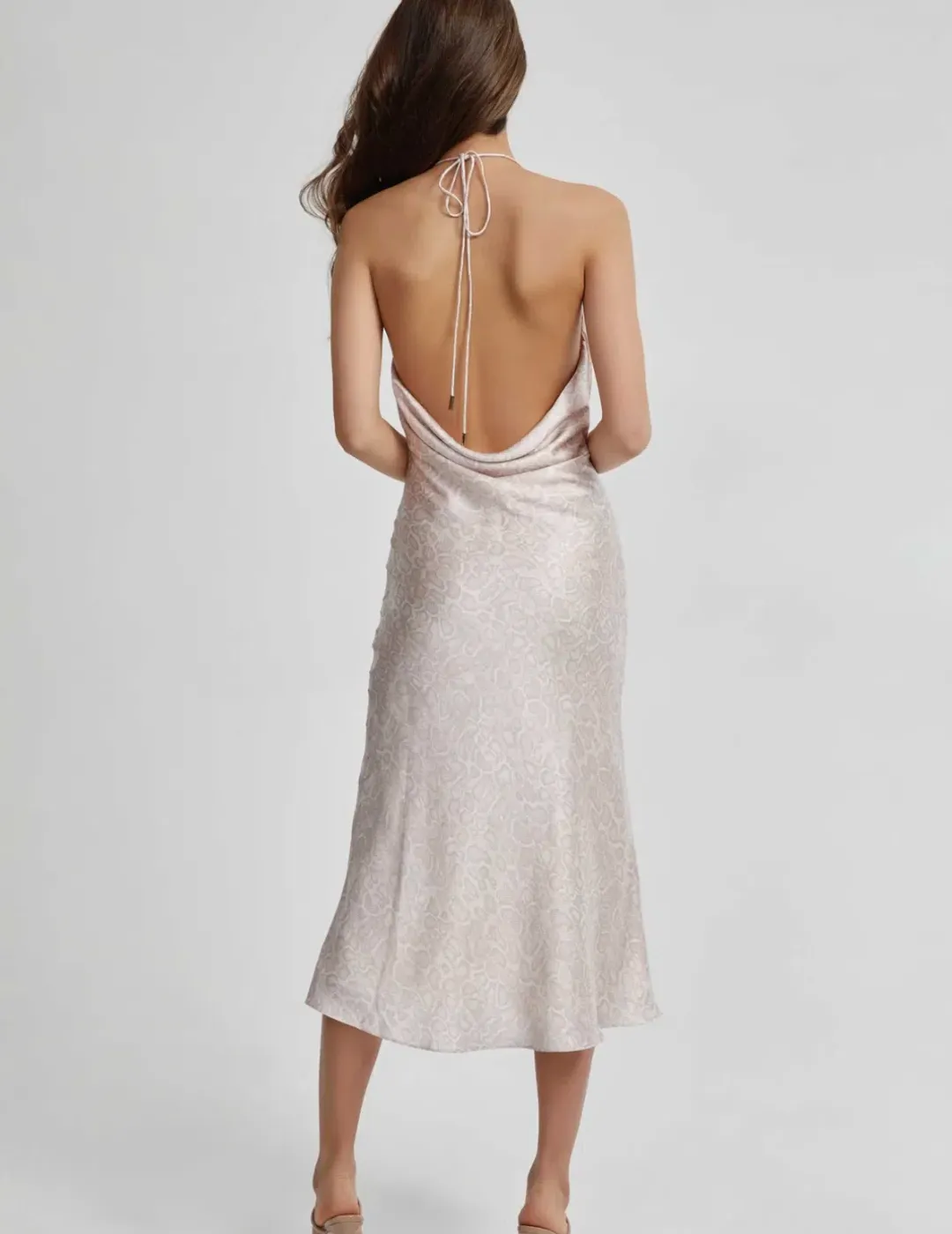 Lexi Maria Midi Dress Pink Size 6 for rent on The Volte - main image