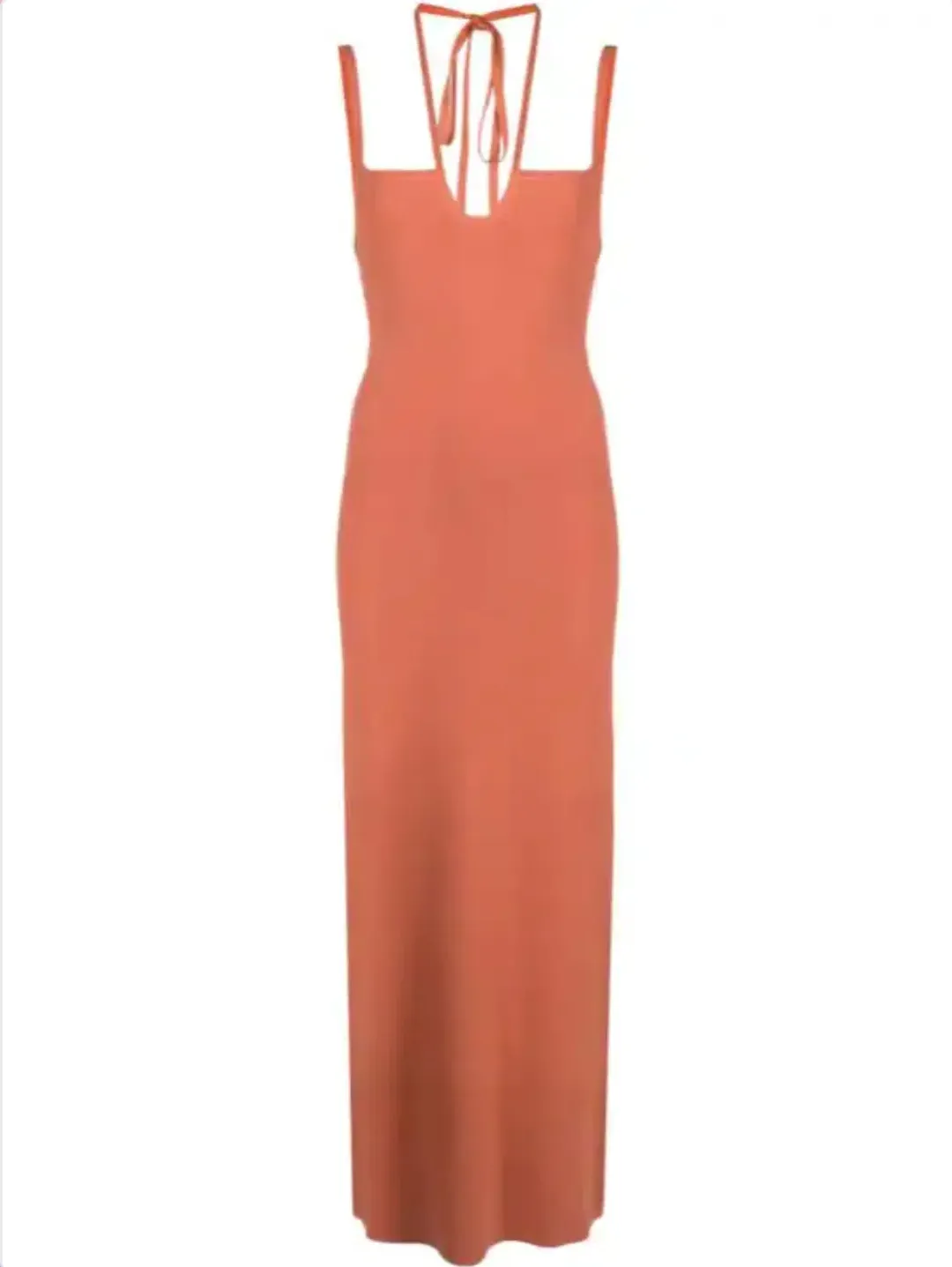 Sir The Label Nadja Midi Dress Coral Size 3 / 12 AU for rent on The Volte - main image