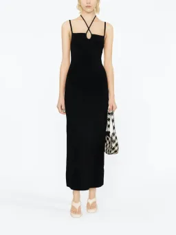 Sir The Label Nadja Midi Dress Black Size 1 / 8 AU for rent on The Volte - image 1