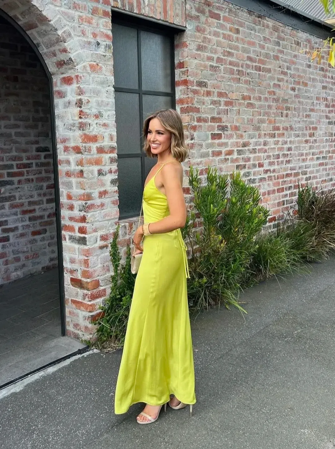 Manning Cartell Time to Shine Slip Dress Lime Size 6 for rent on The Volte - main image