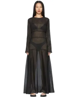 Sir The Label Pierre Long Sleeve Dress Black Size 0/ AU 6 for rent on The Volte - image 1