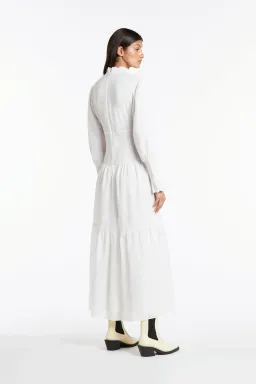 Sir The Label Diana Smocked Gown Ivory Size 1/AU 8 for rent on The Volte - image 4