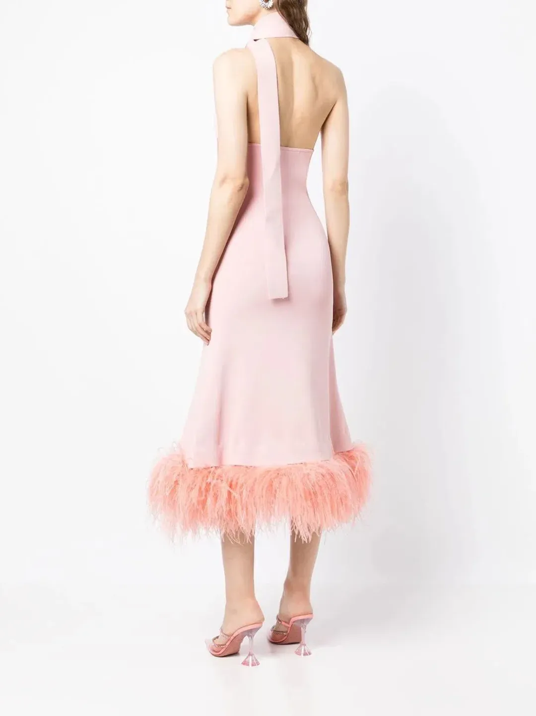 Rachel Gilbert Rita Dress Pink Size L for rent on The Volte - main image