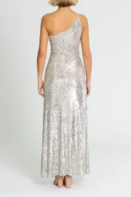 Montique Elle Sequin Mink Gown in Mink Size 14 for rent on The Volte - image 3