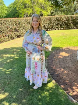 Alemais Emma Gale Shirtdress Multi Size 12 for rent on The Volte - image 1