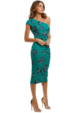 Moss and Spy Valencia One Shoulder Dress in Multi Size 12 for rent on The Volte - image 1