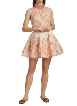 Zimmermann Postcard Flip Skirt and Blouse Set Print Size 3 / AU 14  for rent on The Volte - image 1